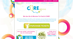 Desktop Screenshot of cureageousevent.com